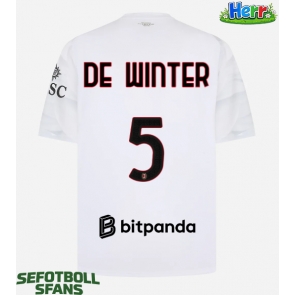 AC Milan Koni De Winter #5 Bortatröja 2026-27 Kortärmad